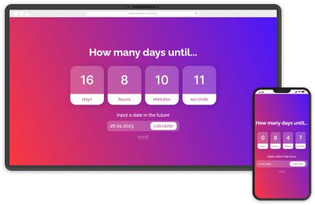 Date Countdown App project